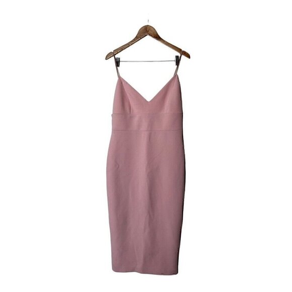 NWT Mossman The Devoted Midi Pink Dress US 10 FR 42 UK 14 0866 - Picture 2 of 13